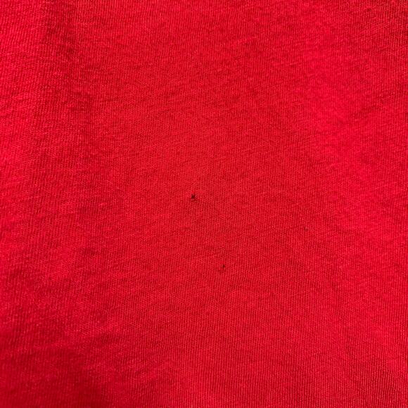 3/$20 Vintage Y2K Old Navy red American flag butterfly graphic logo tee SZ L - Picture 6 of 6